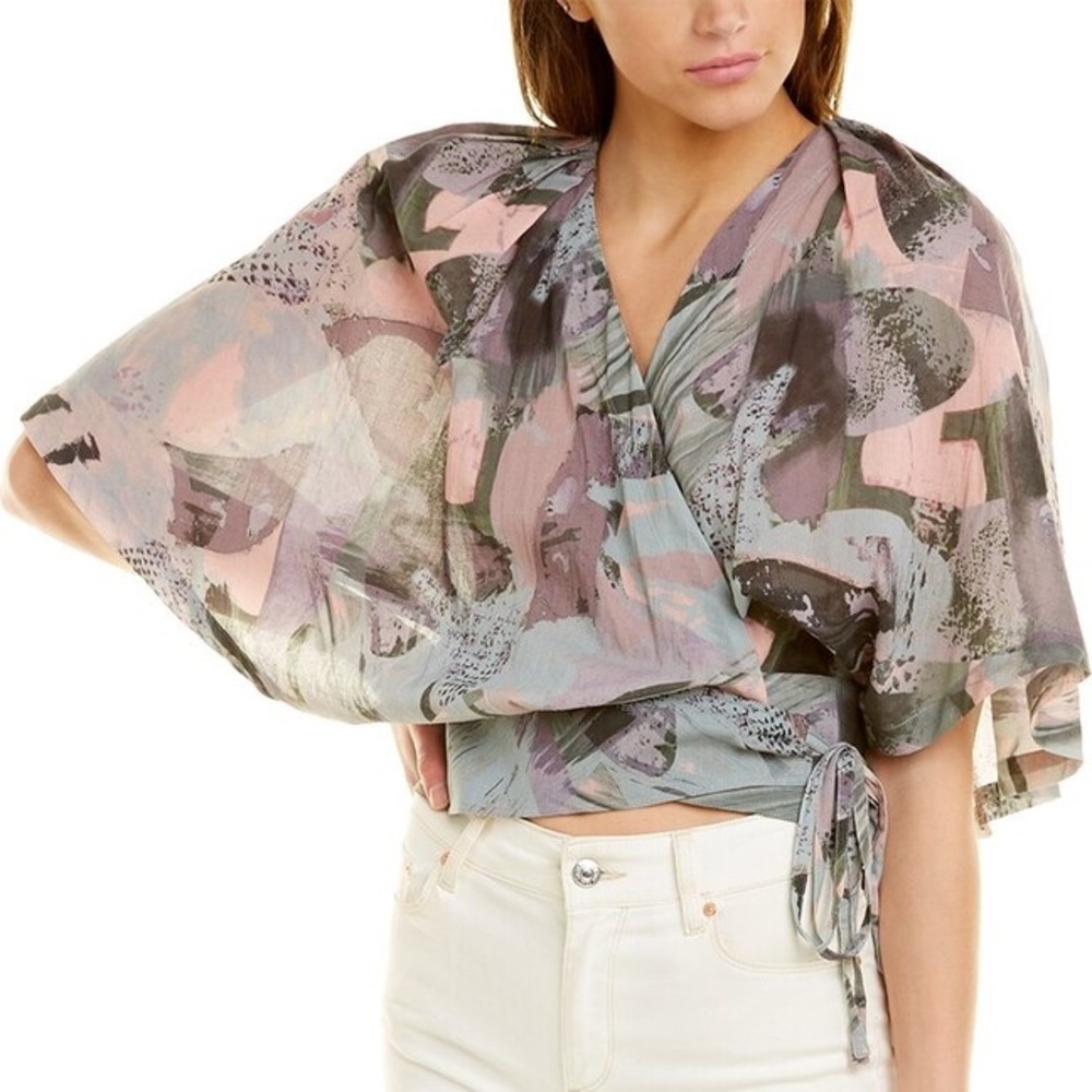 Iro Bernie Wrap Top Size 40